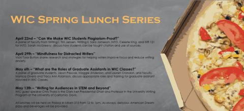 WIC Spring Lunch Series graphic